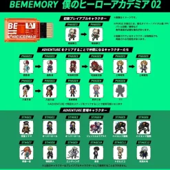 BANDAI Other Toys & Hobbies|My Hero Academia*Vital Bracelet BE MEMORY My Hero Academia 01 02 Dim Card 2 Set JAPAN