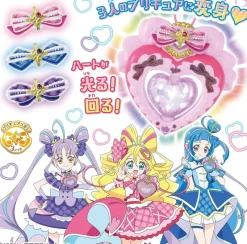 BANDAI You and Idol PreCure Transformation Heart Brooch Special Set JAPAN