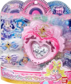 BANDAI You and Idol PreCure Transformation Heart Brooch Special Set JAPAN