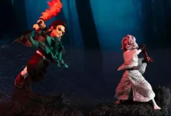 Banpresto Demon Slayer Combination Battle Tanjiro Kamado Rui Figure Set of 2