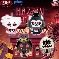 Banpresto Plush Toy*Hazbin Hotel Plush Doll Mascot Vol.2 Set of 4 JAPAN OFFICIAL