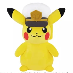 Banpresto Plush Toy*Mecha Mofugutto Pokemon Captain Pikachu Plush Doll JAPAN OFFICIAL