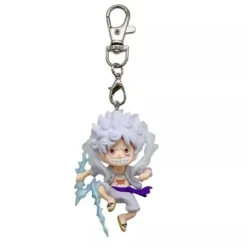 Banpresto One Piece Figure Key Chain vol.1 Monkey D Luffy Gear5 NIKA JAPAN