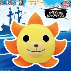Banpresto ONE PIECE Mecha Mofugutto Thousand Sunny Bow Plush Doll JAPAN OFFICIAL
