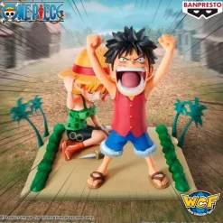 BANPRESTO One Piece*One Piece World Collectible Figure Log Stories Luffy & Nami Figure