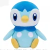 Banpresto Pokemon|Plush Toy*Pokemon Mecha Mofugutto Piplup Plush Doll JAPAN OFFICIAL