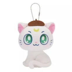 Banpresto Sailor Moon Cosmos x Sanrio Characters Artemis Plush Doll JAPAN