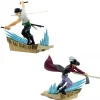 Banpresto Senkou Zekkei One Piece Zoro & Dracule Mihawk Figure Set of 2 JAPAN