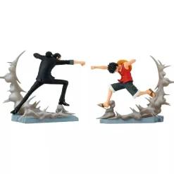 BANPRESTO One Piece*Senkou Zekkei One Piece Monkey D Luffy Rob Lucci Figure Set of 2 JAPAN