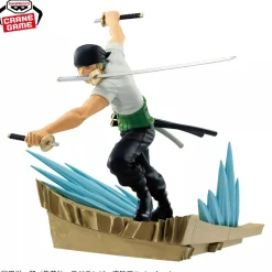 Banpresto One Piece*Senkou Zekkei One Piece Zoro & Dracule Mihawk Figure Set of 2 JAPAN