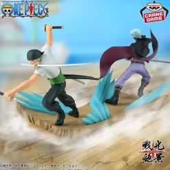 Banpresto One Piece*Senkou Zekkei One Piece Zoro & Dracule Mihawk Figure Set of 2 JAPAN