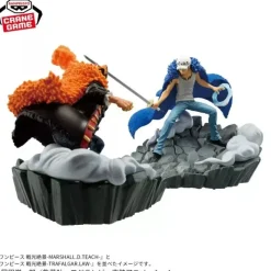 Banpresto Senkou Zekkei One Piece Law & MARSHALL.D.TEACH Figure Set of 2 JAPAN