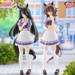 BANPRESTO Figure*Uma Musume Pretty Derby Manhattan Cafe & Agnes Tachyon Figure Set of 2