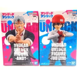 BANPRESTO Figure*Undead Unluck Andy & Fuuko Izumo Set Figure JAPAN OFFICIAL