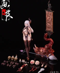 BearPanda Figure*& Eiifox Hua Xia Shen Gui Hua Pi 1/12 Action Figure JAPAN OFFICIAL