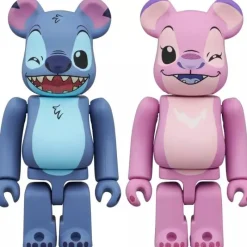 Medicom Toy Figure*BE@RBRICK Lilo & Stitch The Series STITCH & ANGEL 2PCS Set Action Figure JAPAN
