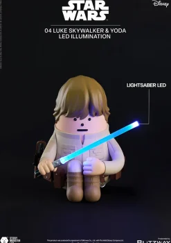 Blitzway SML Star Wars Luke Skywalker and Yoda Figure JAPAN OFFICIAL