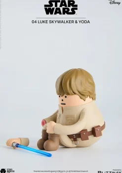 Blitzway SML Star Wars Luke Skywalker and Yoda Figure JAPAN OFFICIAL