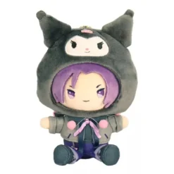 TBS Glowdia Blue Lock x Sanrio Characters Munyu Plush Doll Reo Mikage x Kuromi JAPAN