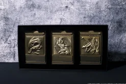 Movic Blue-Eyes White Dragon & Dark Magician & Red-Eyes Black Dragon Relief Set JAPAN