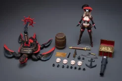 Boarder Model Figure*Snap Kit Pirate Captain Queen Anne Model Kit 1/12 JAPAN OFFICIAL