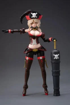 Boarder Model Figure*Snap Kit Pirate Captain Queen Anne Model Kit 1/12 JAPAN OFFICIAL