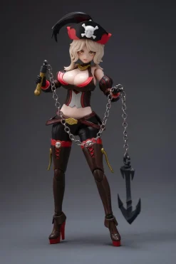 Boarder Model Figure*Snap Kit Pirate Captain Queen Anne Model Kit 1/12 JAPAN OFFICIAL