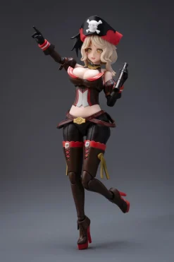 Boarder Model Figure*Snap Kit Pirate Captain Queen Anne Model Kit 1/12 JAPAN OFFICIAL