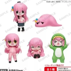 Bushiroad Creative BOCCHI THE ROCK! Lots of Bocchi-chan All 5 type Figure set JAPAN OFFICIAL