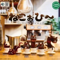 Bushiroad Figure|Capsule Toy*Neko Coffee Collection Figure Complete Set Capsule Toy JAPAN OFFICIAL