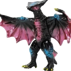 CCP Middle Size Series Gamera 4th Gyaos Retro Black Ver. Soft Vinyl Figure JAPAN