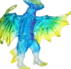 CCP Figure*Middle Size Series Gamera Vol.3 Gyaos 1995 Clear Blue Ver Soft Vinyl Figure