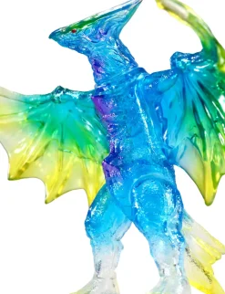 CCP Figure*Middle Size Series Gamera Vol.3 Gyaos 1995 Clear Blue Ver Soft Vinyl Figure