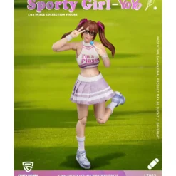 CFTOYS Figure*CRAZY FIGURE LT005 Sporty girl YOYO 1/12 Action Figure JAPAN OFFICIAL