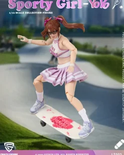 CFTOYS Figure*CRAZY FIGURE LT005 Sporty girl YOYO 1/12 Action Figure JAPAN OFFICIAL