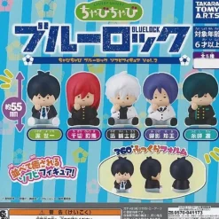 Takara Tomy A.R.T.S Chabichabi BLUE LOCK Soft Vinyl Collection Vol.2 All 5 type Set Capsule Toy