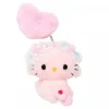 Sanrio Charmy Kitty Honey Cute Mascot Holder Heisei Born Character Fluffy Heart Plush