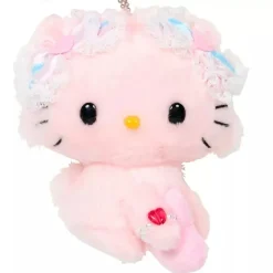 Sanrio Charmy Kitty Honey Cute Mascot Holder Heisei Born Character Fluffy Heart Plush
