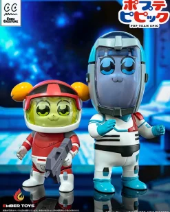 Ember Toys Chibi Creature Pop Team Epic POPUKO & PIPIMI Spacesuit Ver. Soft Vinyl Figure