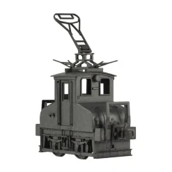 PM Office A Choushi Dentetsu DeKi 3 Class Electric Locomotive Black 1/80 Paper Kit JAPAN