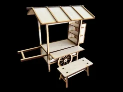 Cobaanii Mokei Kobo Figure*Food cart 1/12 Model Kit JAPAN OFFICIAL