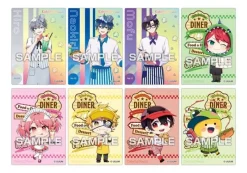 Ensky Colorful Peach Clear Card Collection Gum ColorPeach Diner Candy Toy TCG JAPAN