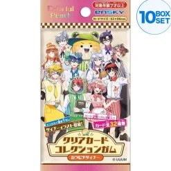 Ensky Colorful Peach Clear Card Collection Gum ColorPeach Diner Candy Toy TCG JAPAN