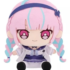 Cover Plush Toy*Hololive Friends With u Minato Aqua Sailor Ver Plush Doll JAPAN OFFICIAL