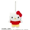 Ensky Crayon Shin-chan x Sanrio Characters Plush Mascot 2 Hello Kitty Red JAPAN