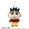 Ensky Plush Toy*Crayon Shin-chan x Sanrio Characters Plush Mascot 3 Shin-chan Bad Badtz-Maru