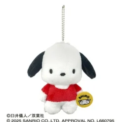 Ensky Plush Toy|Sanrio Characters*Crayon Shin-chan x Sanrio Characters Plush Mascot 6 Pochacco JAPAN OFFICIAL