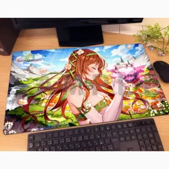 Curtain Damashii FLOWER KNIGHT GIRL Creation of Spring Garden Mat JAPAN