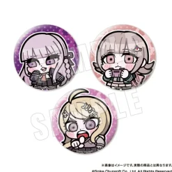 empty Danganronpa Series x Bkub Tin Badge Vol.2 Complete set JAPAN OFFICIAL