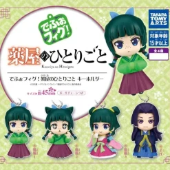 Takara Tomy A.R.T.S DefoFig! The Apothecary Diaries Keychain Complete Set Capsule Toy JAPAN OFFICIAL